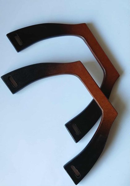 Stort Dekorativt Trehåndtak, 2 stk