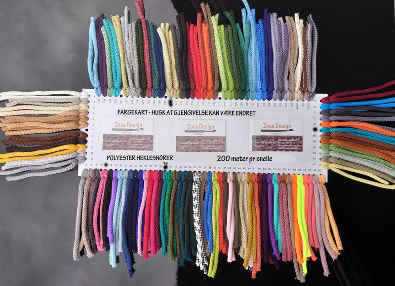 6 Lys Latte - Tynn heklesnor